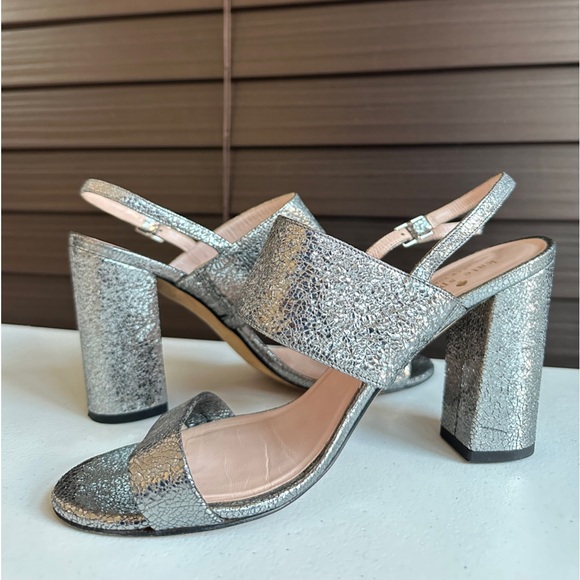 Kate Spade Irvine Metalic Leather Slingback Sandal - Picture 6 of 16